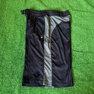 Xersion Elastic Waist Black Training Active Black Boys Husky Shorts Size L 14-16